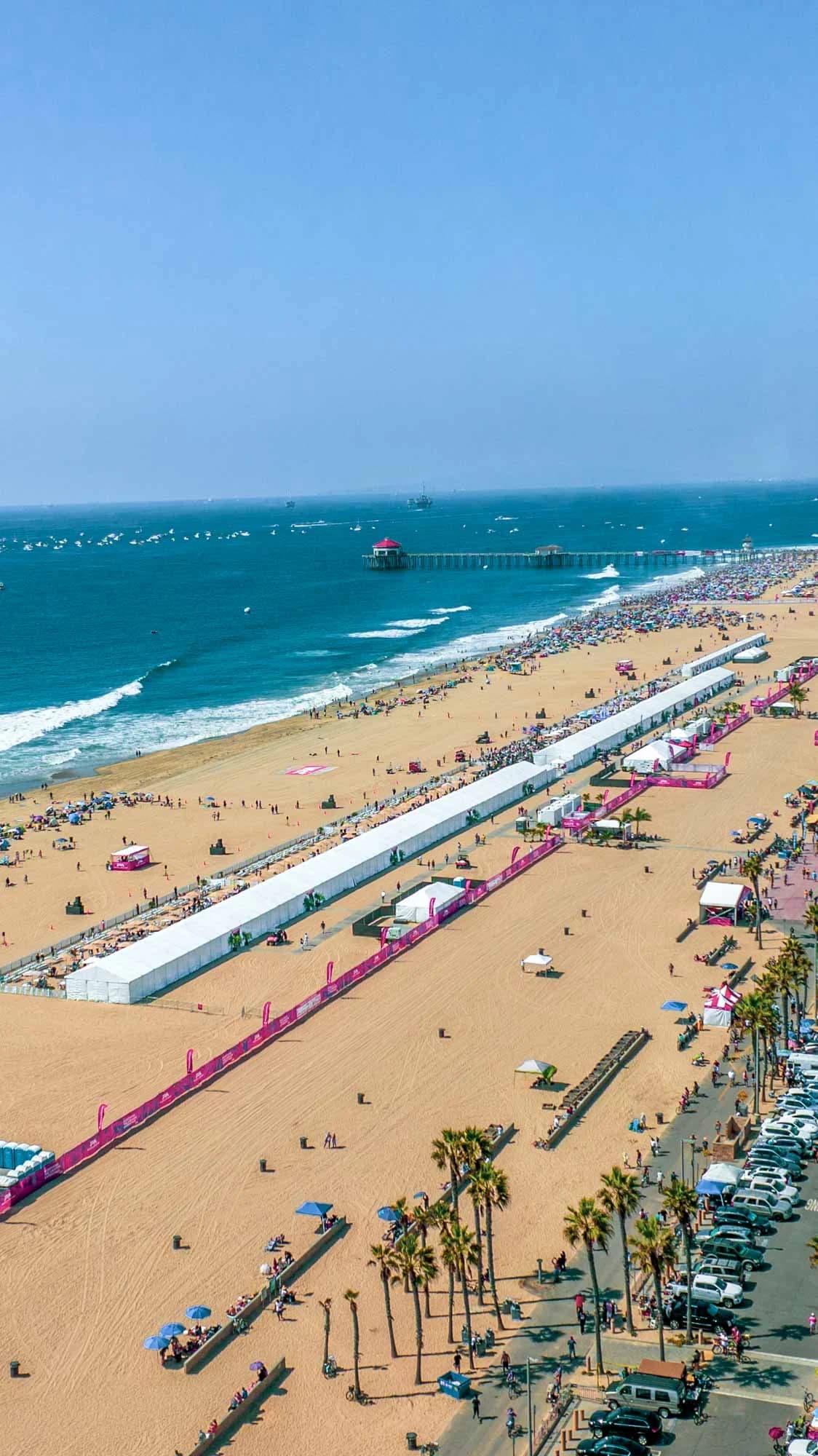 Choura-built event environment along the Southern California coast