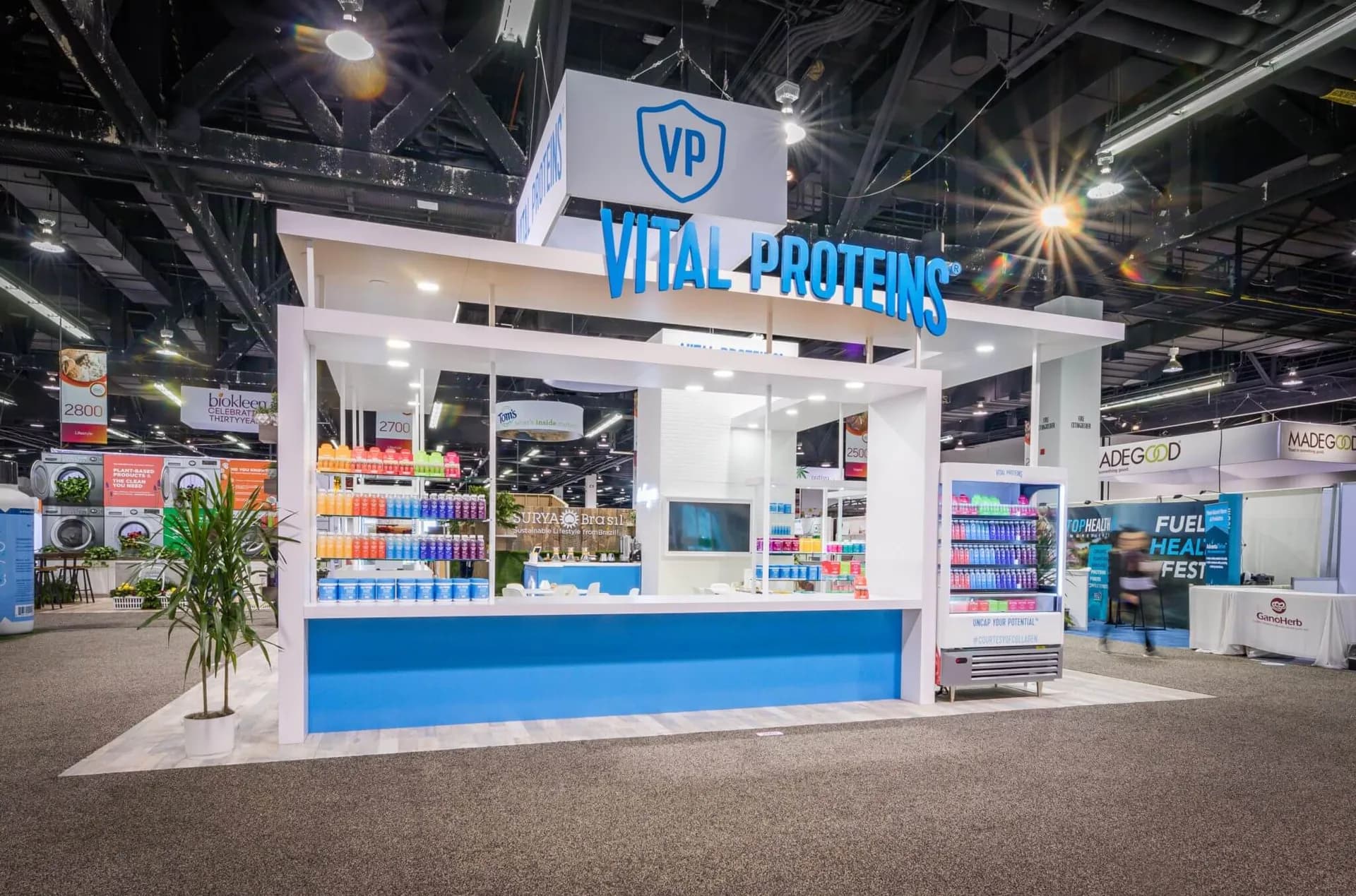 Vital Proteins experiential event environment
