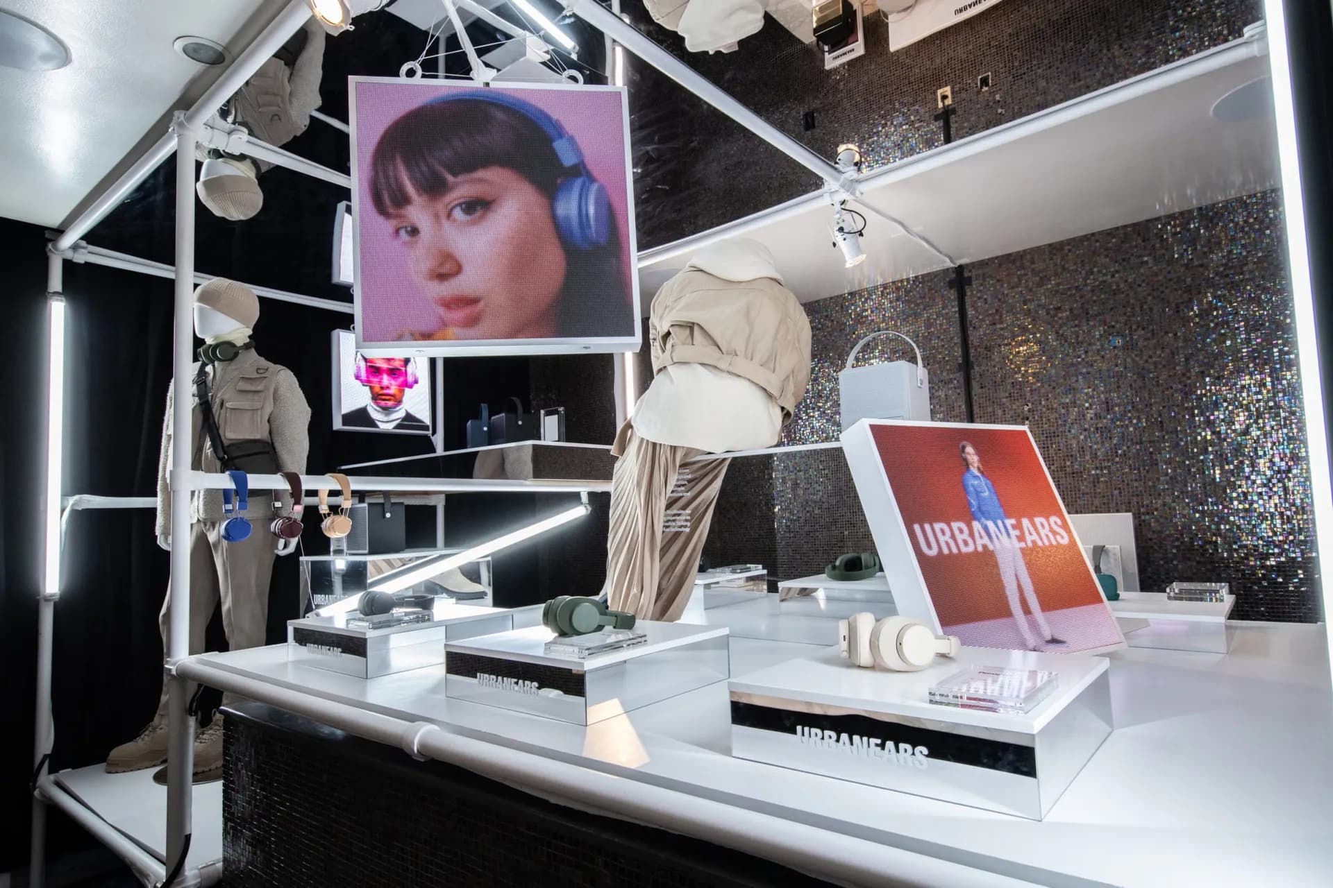 Zound Industries CES booth product display