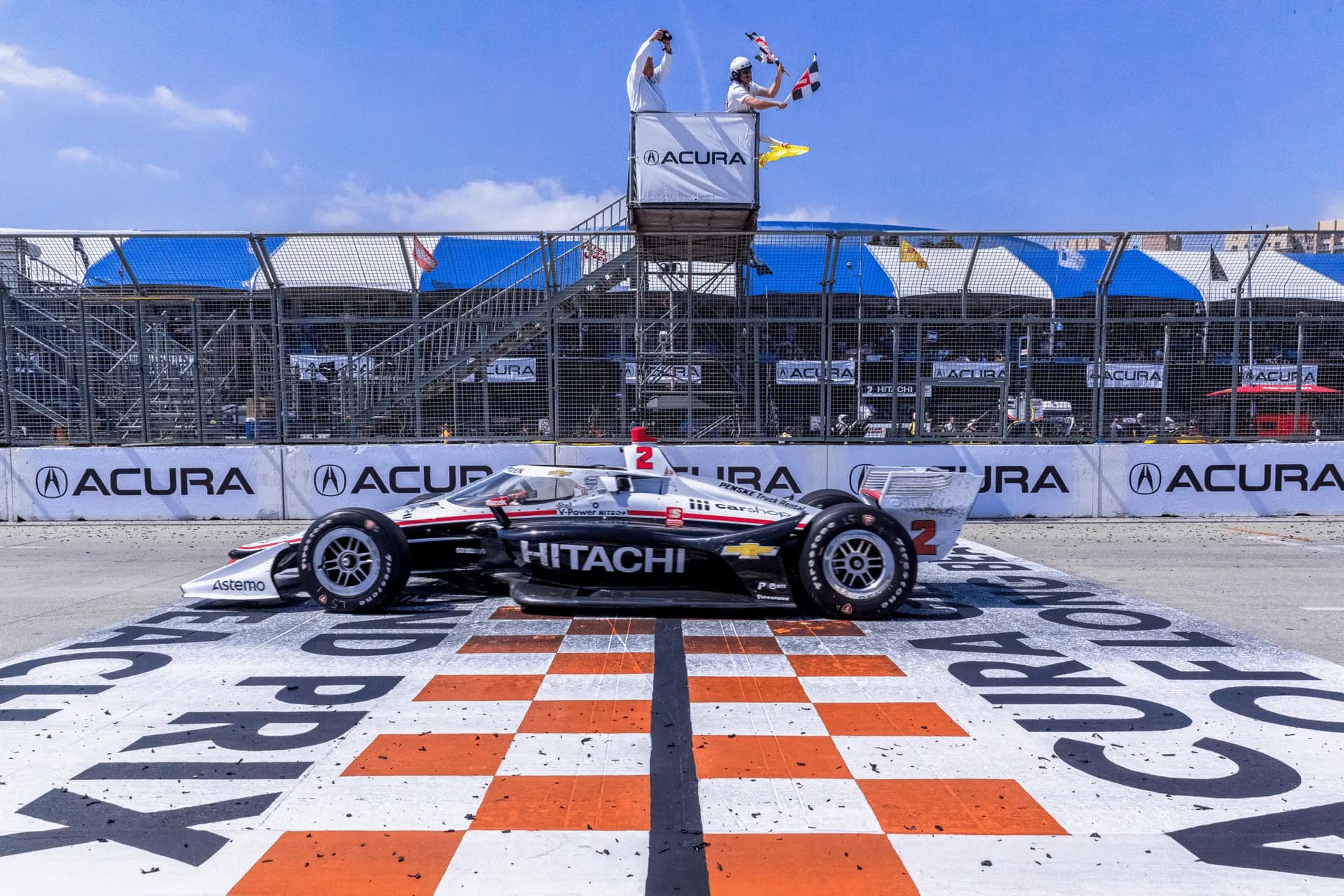 Choura structure overlooking the Acura Grand Prix of Long Beach