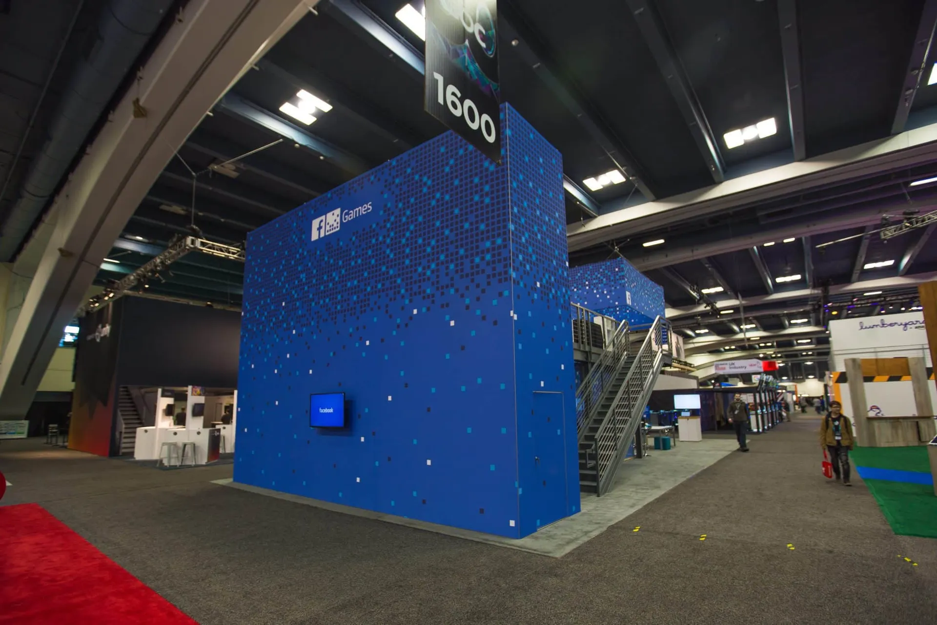 Facebook trade show booth