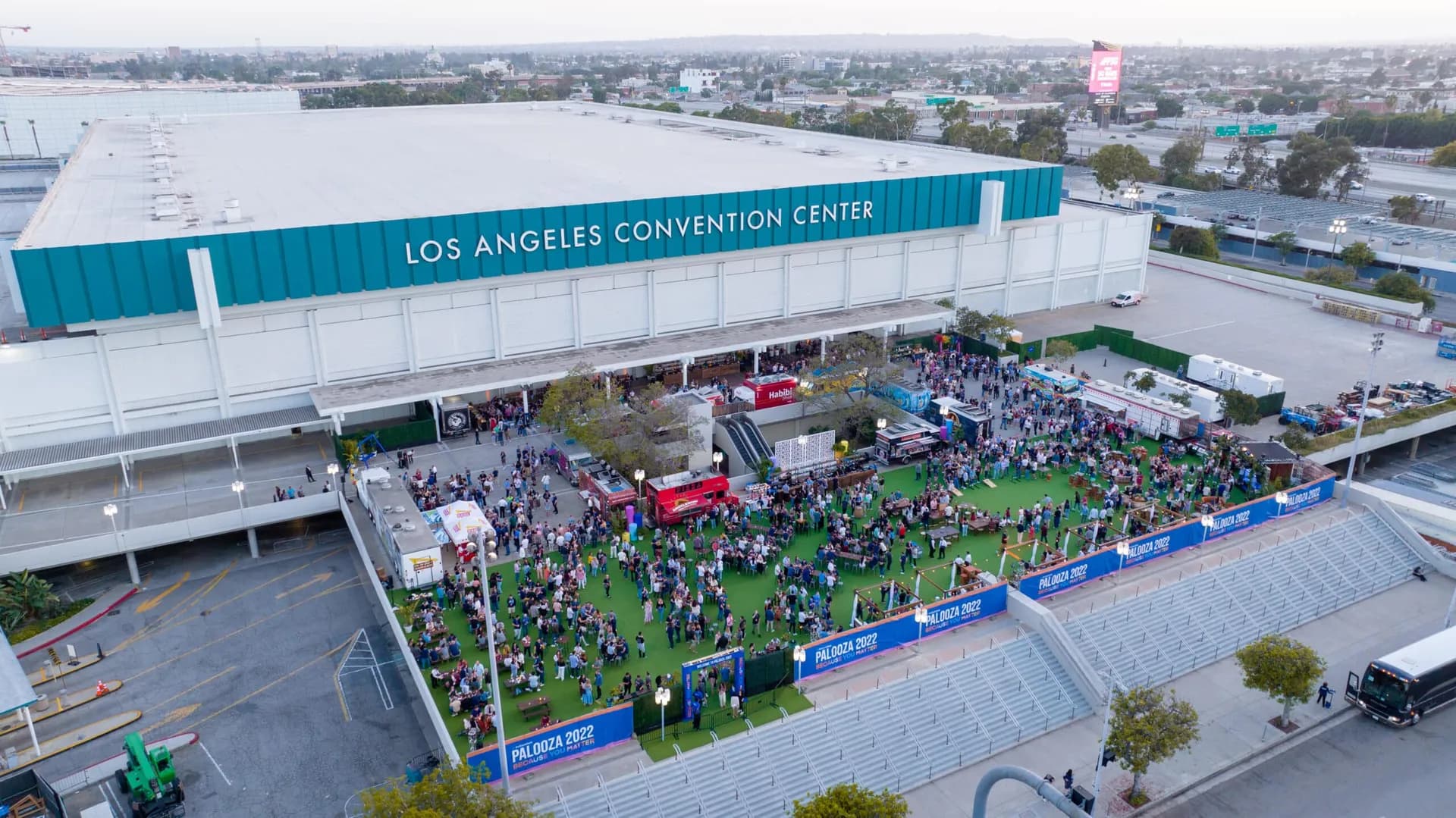 The Trade Desk event environment seen from above