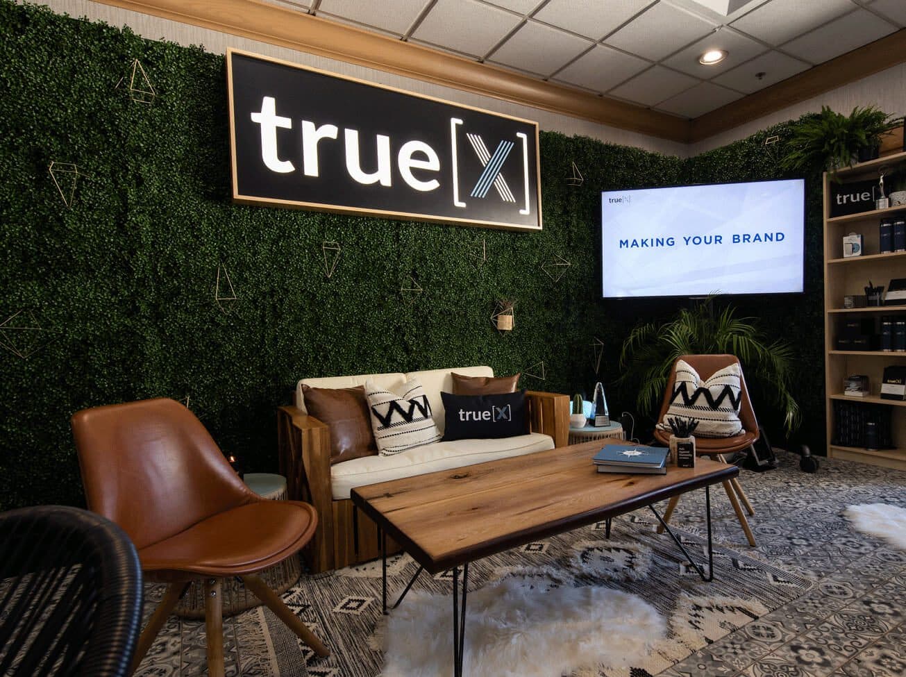True X Brandweek activation lounge