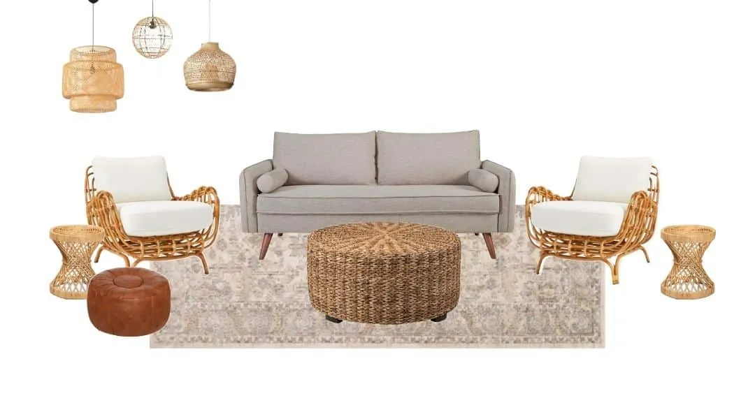 Grace and Rattan furniture look