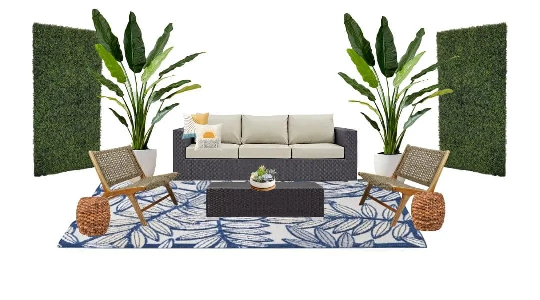 Oceanna Outdoor furniture look
