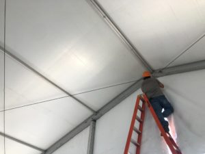 outdoor church tents