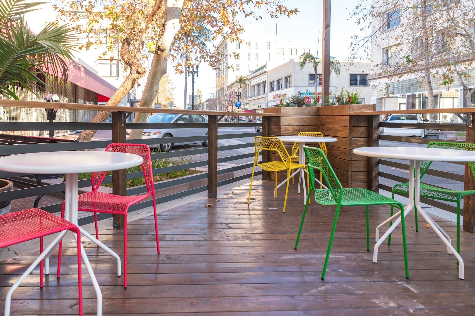 Extended Outdoor Dining setup at local restaurant