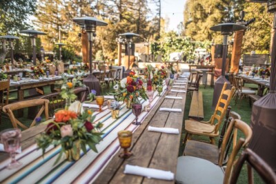 Choura Events: Farm Table Setting at Wedding Farm Table Setting at Wedding