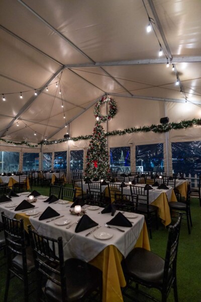 Choura tent at Boathouse on the Bay 2022 Choura: Boathouse on the Bay 2022