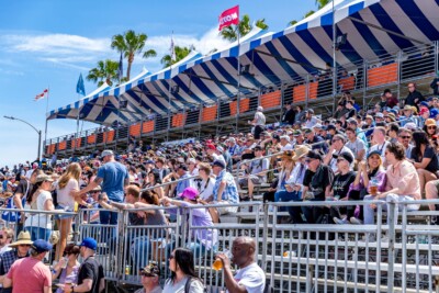 Choura Events: Long Beach Grand Prix 2022 Fans cheer in the stands at Long Beach Grand Prix 2022