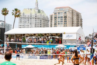 World Series of Volleyball 2017 Choura tent at World Series of Volleyball 2017