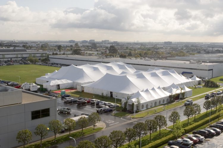 Choura: Pole tents at American Honda