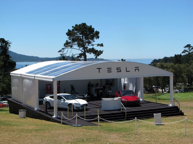 Tesla Activation at Pebble Beach Concours D'Elegance 2016